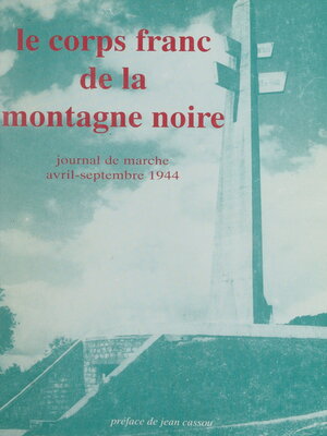 cover image of Le Corps franc de la Montagne noire